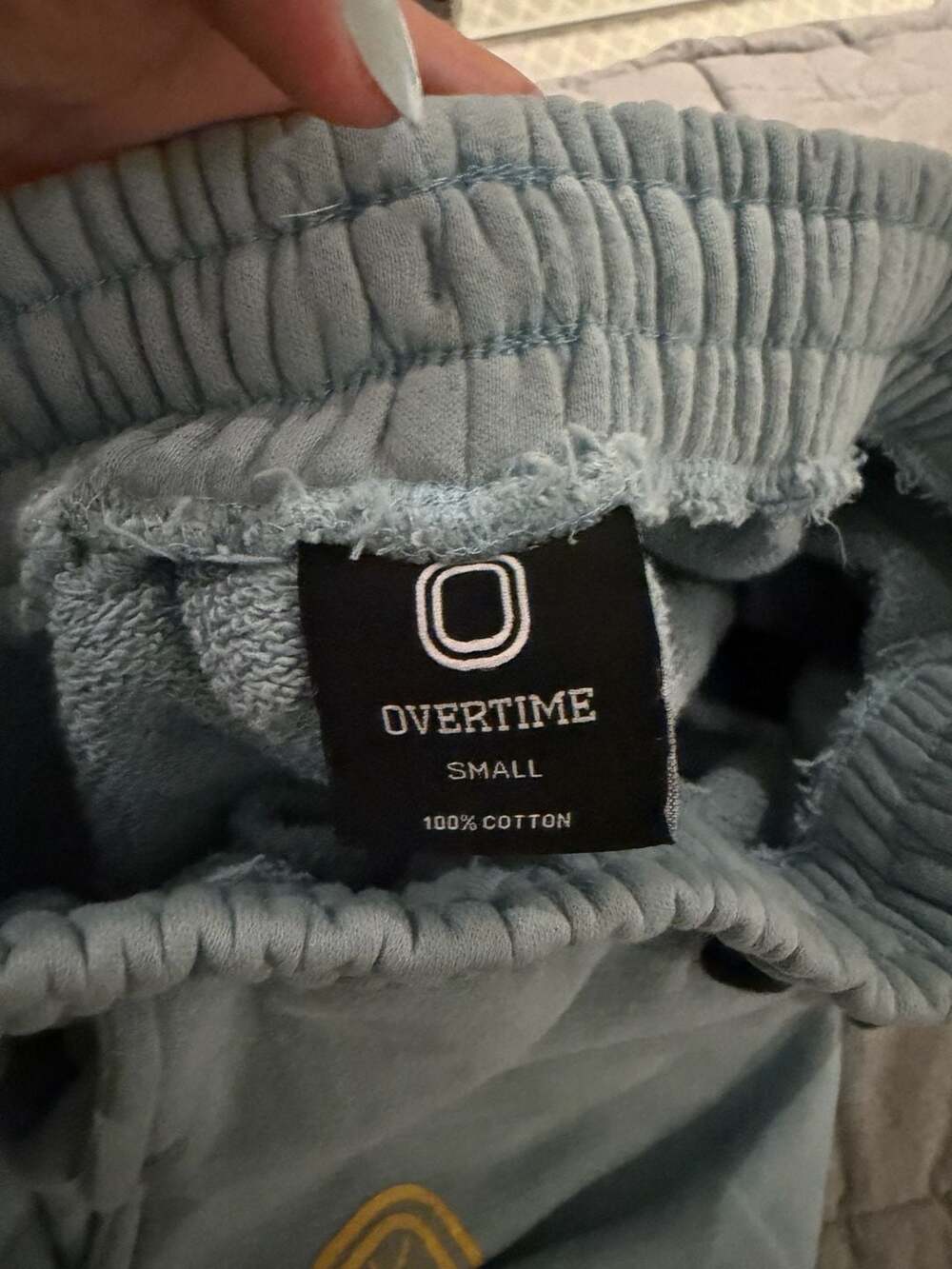Overtime Sweatpants Size Small Blue Cotton